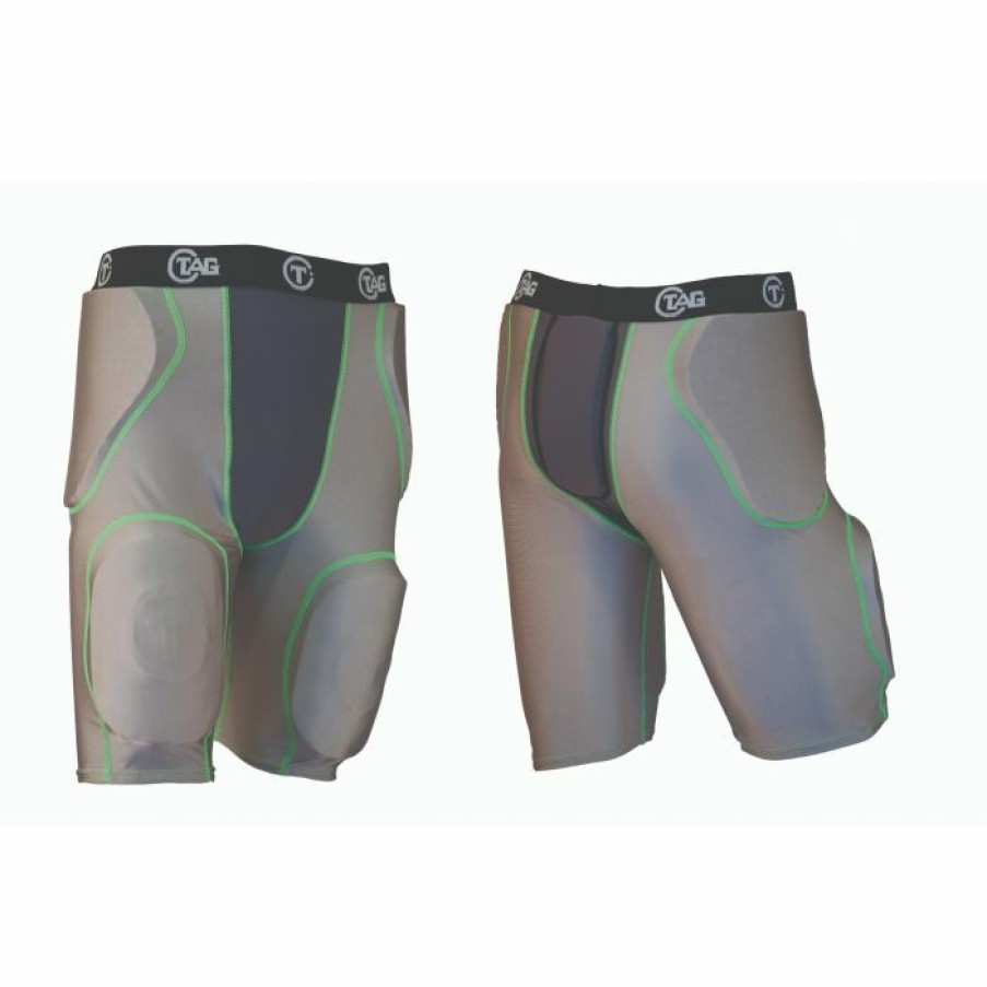 Football * | T & B Sports Youth 5-Pad Integrated Football Girdle