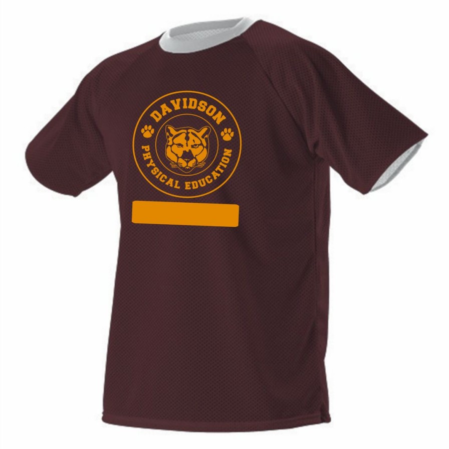 Middle School * | T & B Sports Davidson Middle School P.E. Shirt