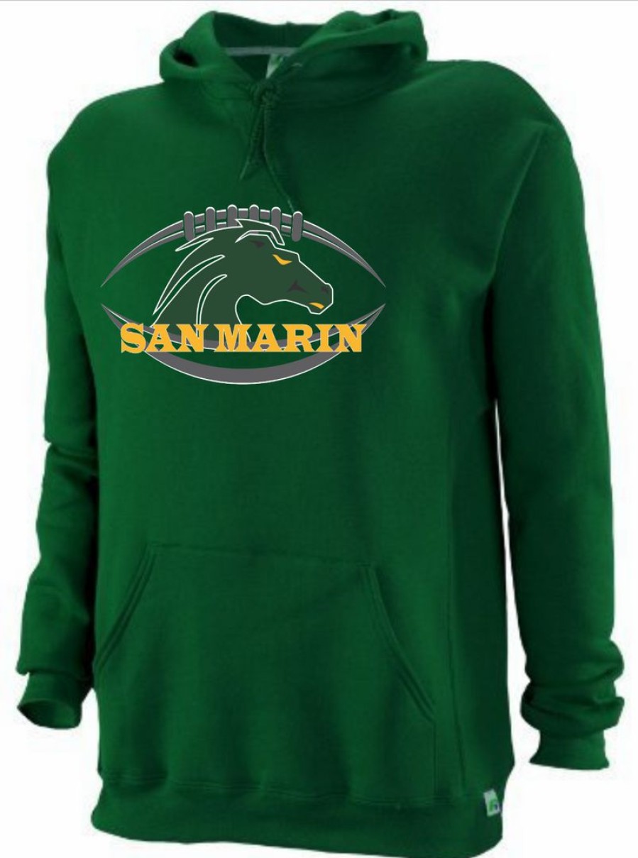 High School * | T & B Sports San Marin Football Hoodie