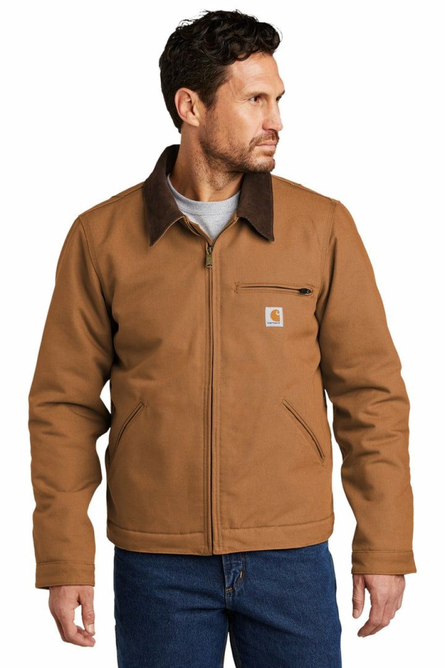 Other * | Carhartt Collection Carhartt Tall Duck Detroit Jacket Ctt103828