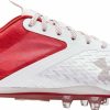 Football * | Under Armour***** Ua Blur Football Cleat Mens Red