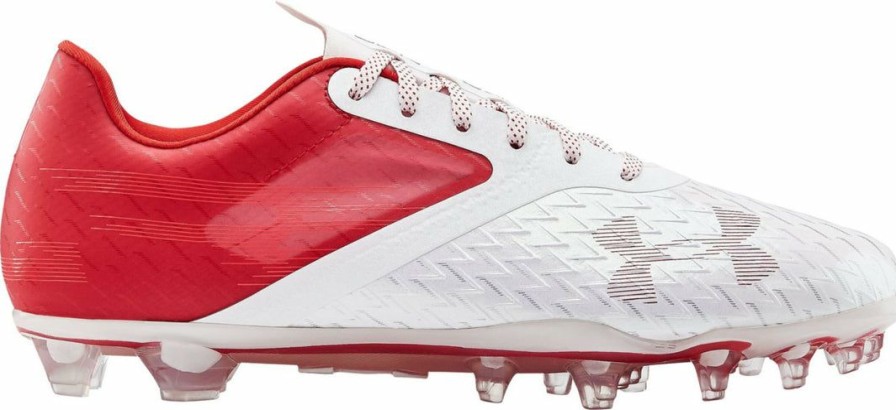 Football * | Under Armour***** Ua Blur Football Cleat Mens Red