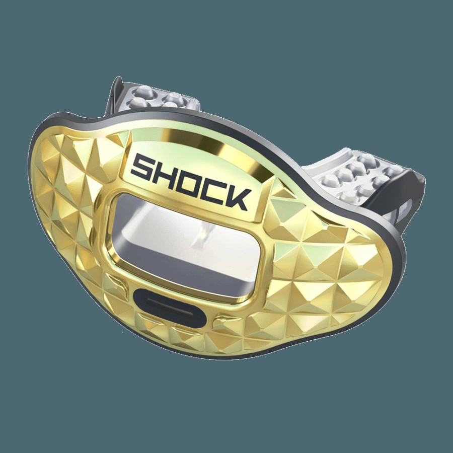 Football * | Football Shock Doctor Lip Mouthguard-Gold