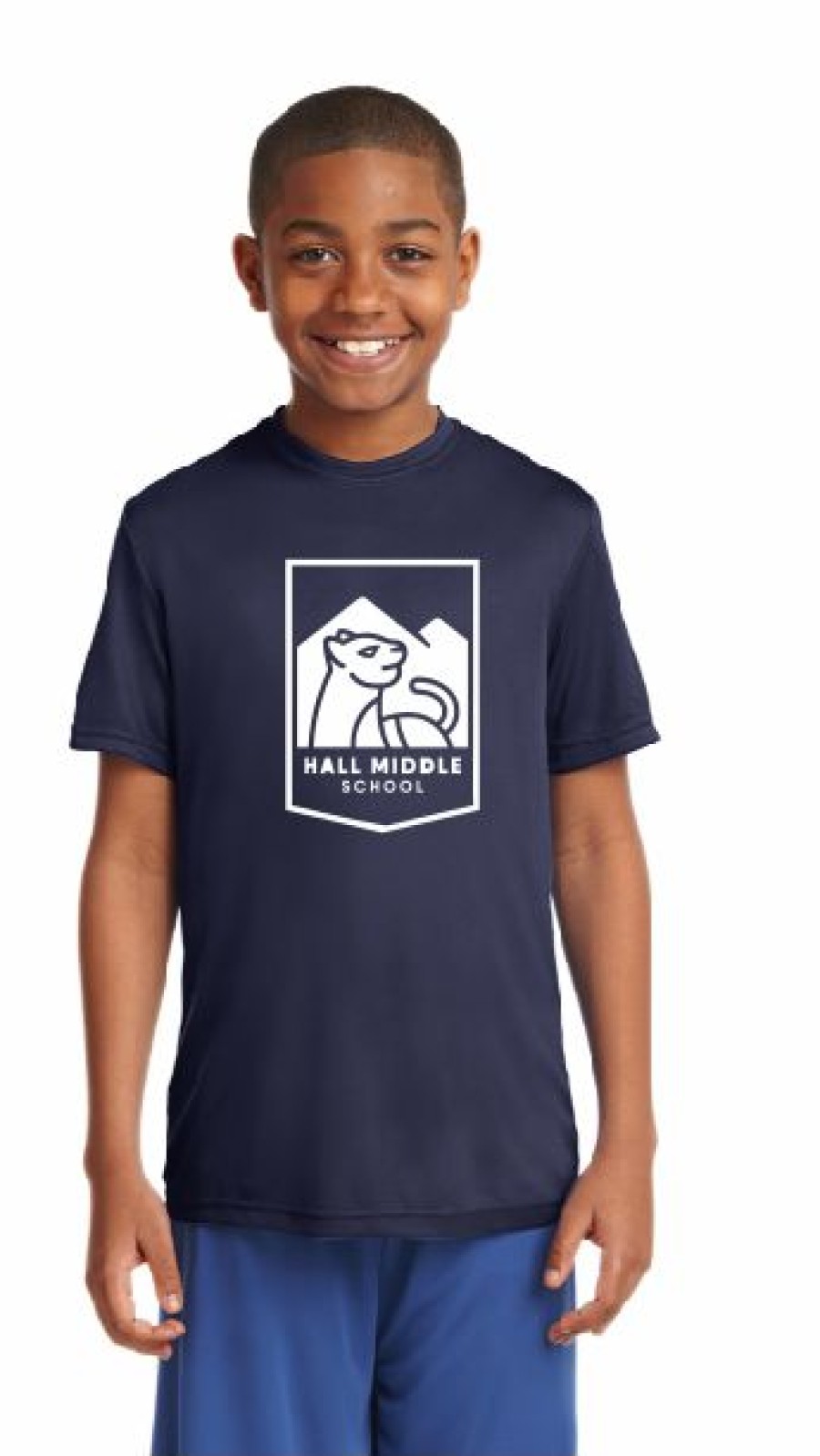 Middle School * | T & B Sports Hall Middle School Spirit Wear Dri Fit T-Shirt