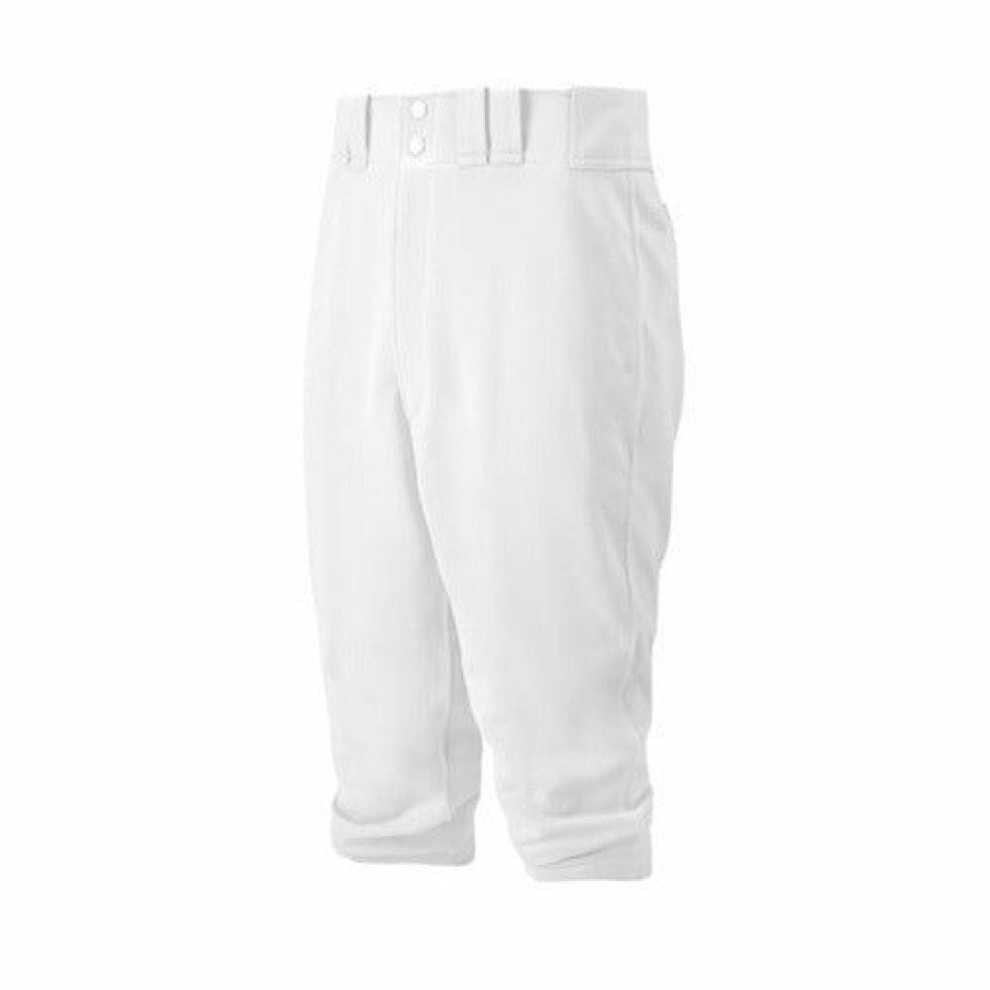 Baseball * | Mizuno Usa***** Mizuno Baseball Short Pant Youth ( Knicker ) White N/A