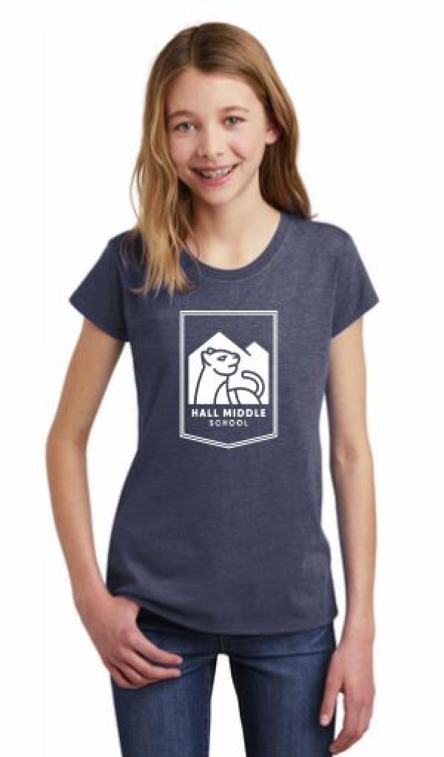 Middle School * | T & B Sports Hall Middle School Spirit Wear Girl'S T-Shirt