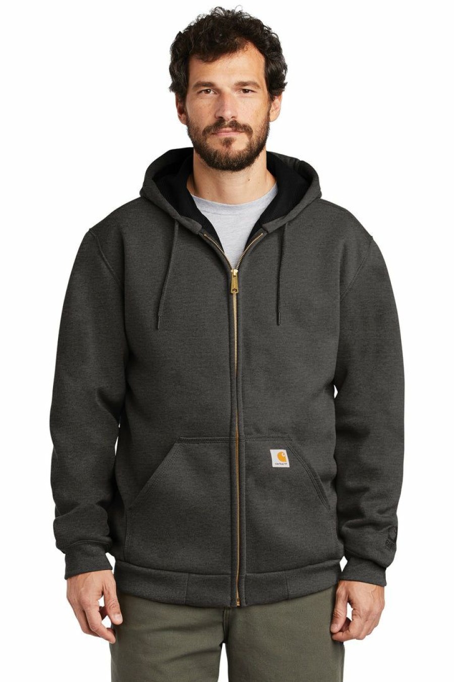 Other * | Carhartt Rain Defender Rutland Thermal-Lined Hooded Zip-Front Sweatshirt. Ct100632 Carhartt Collection