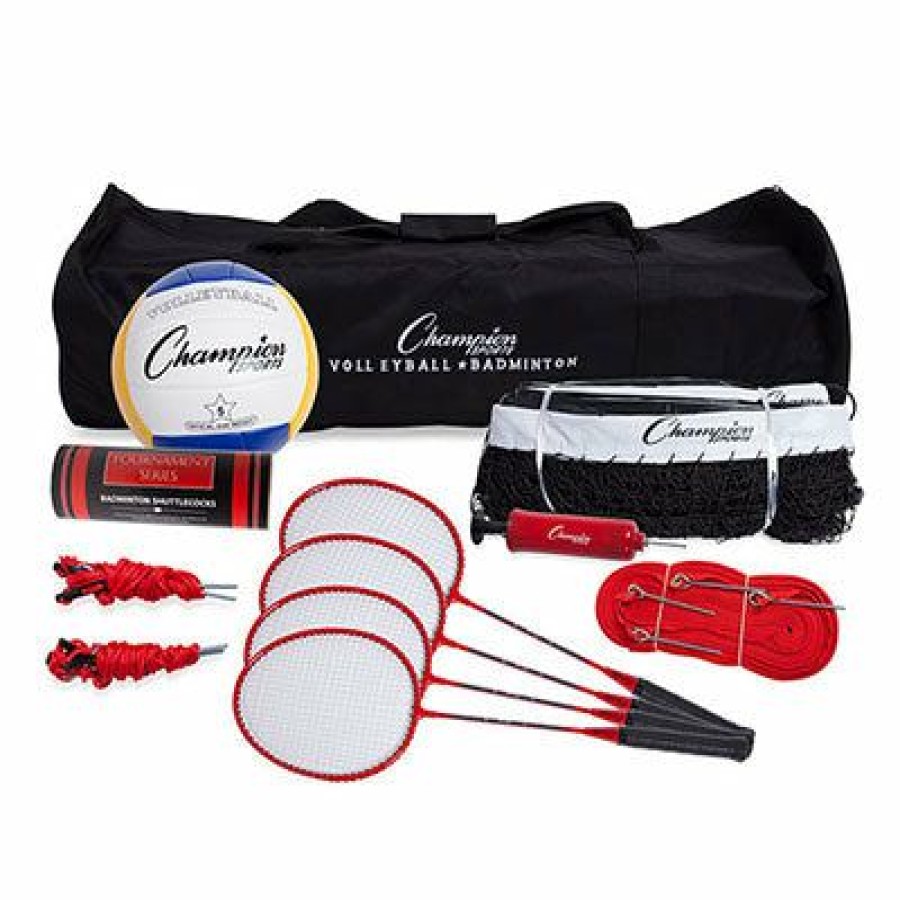 Other * | Champion Deluxe Badminton/Volleyball Set