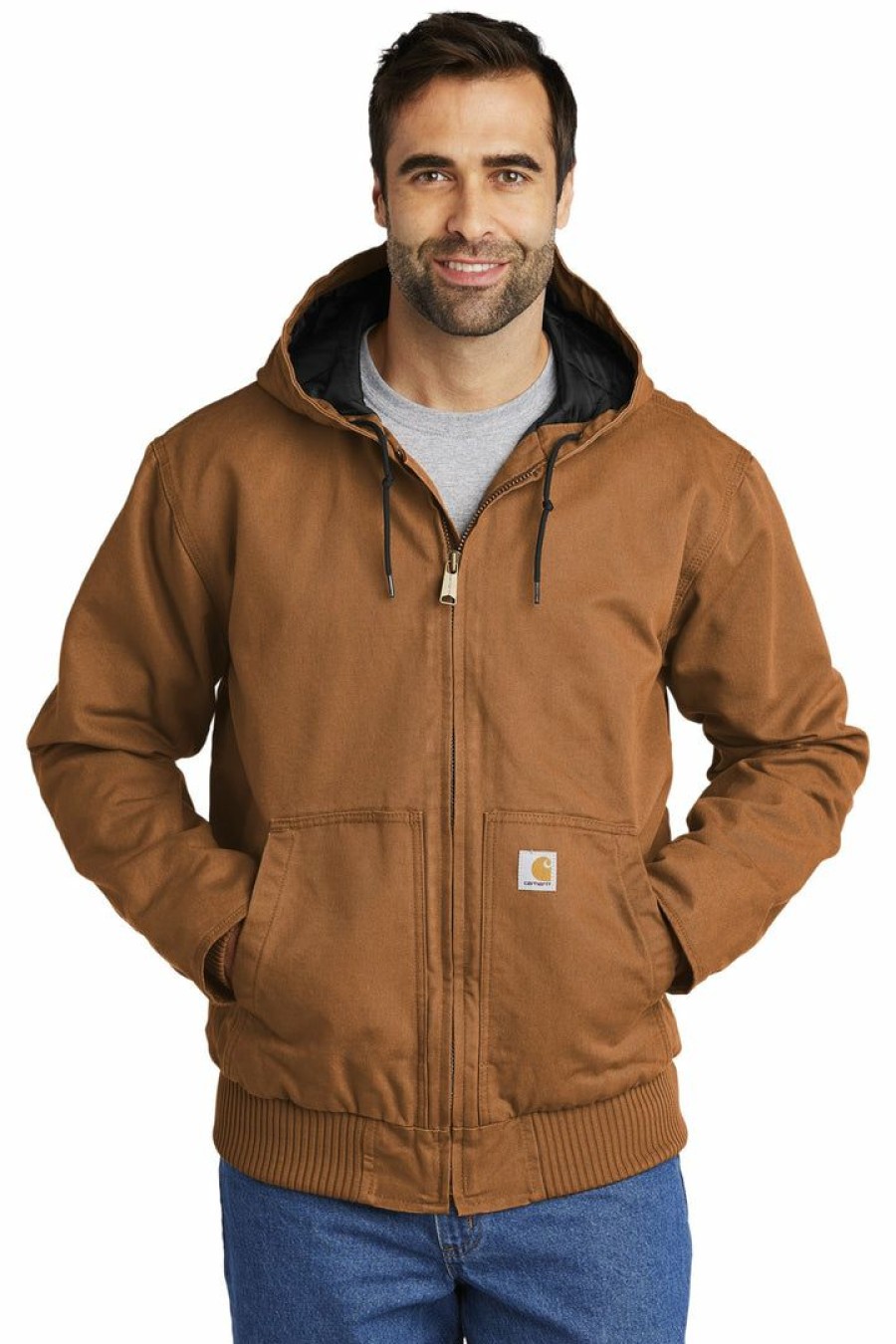 Other * | Carhartt Tall Washed Duck Active Jac. Ctt104050