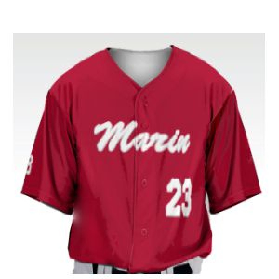 Baseball * | T & B Sports Marin Baseball Game Jersey