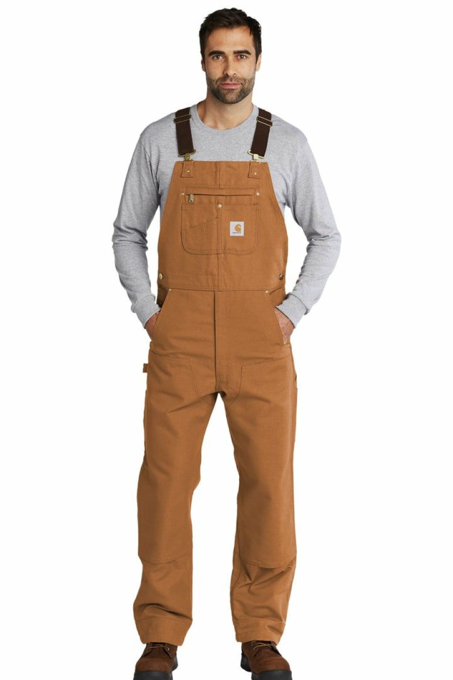 Other * | Carhartt Collection Carhartt Duck Unlined Bib Overalls. Ct102776