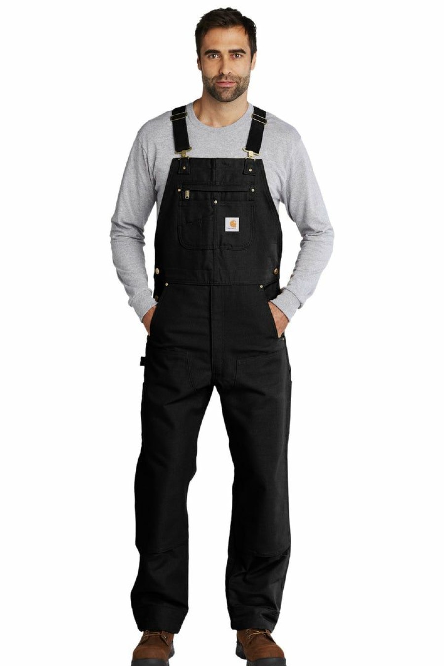 Other * | Carhartt Collection Carhartt Duck Unlined Bib Overalls. Ct102776