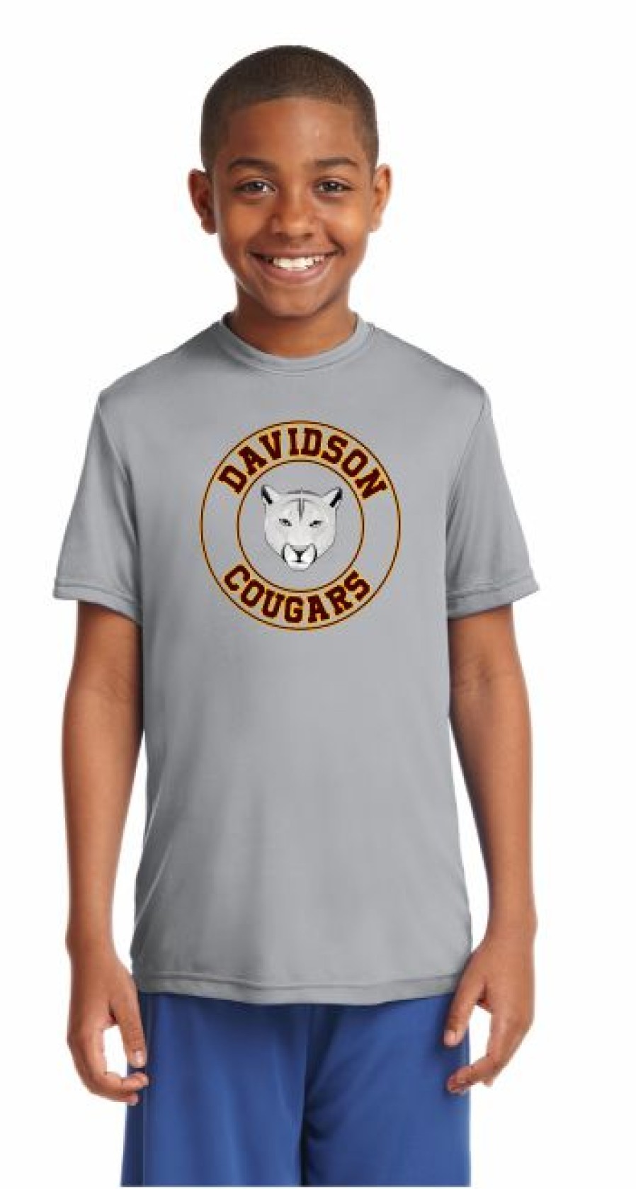 Middle School * | T & B Sports Davidson Middle School Spirit Wear Dri Fit T-Shirt