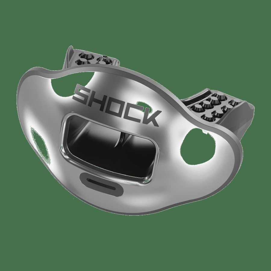 Football * | Shock Doctor Lip Mouthguard-Silver