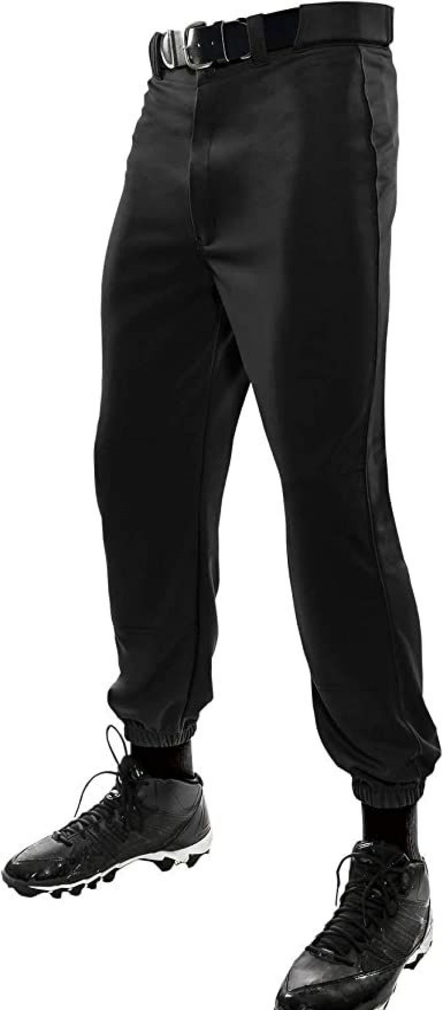 Baseball * | T & B Sports Tag Youth Cinched Bottom Baseball Pants-Black