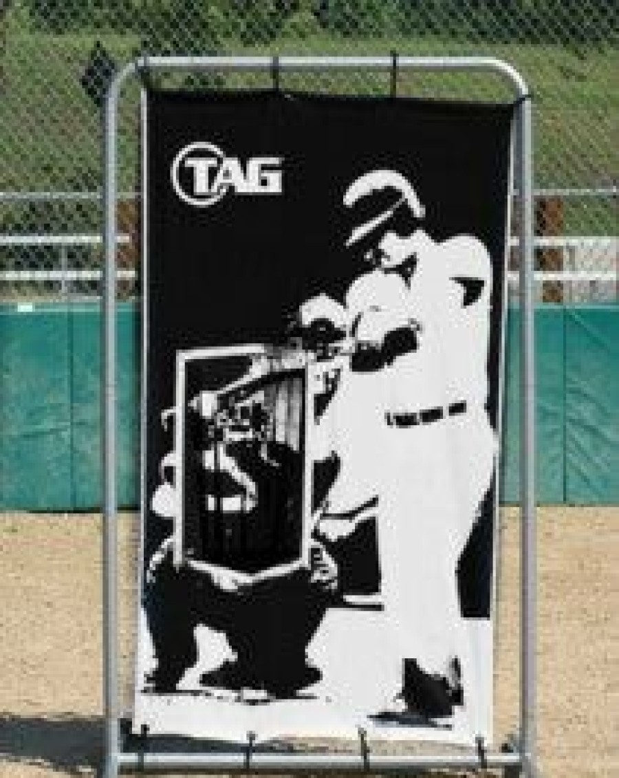 Baseball * | Tag Canvas Catcher Baseball