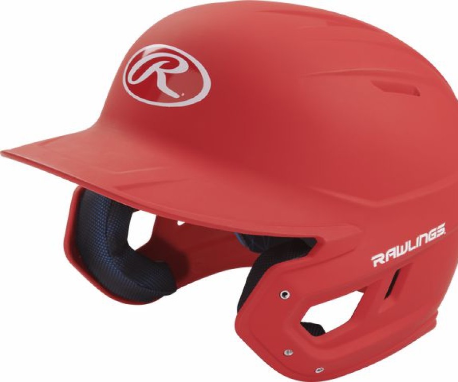 Baseball * | T & B Sports Marin Baseball Rawlings Batter'S Helmet Red