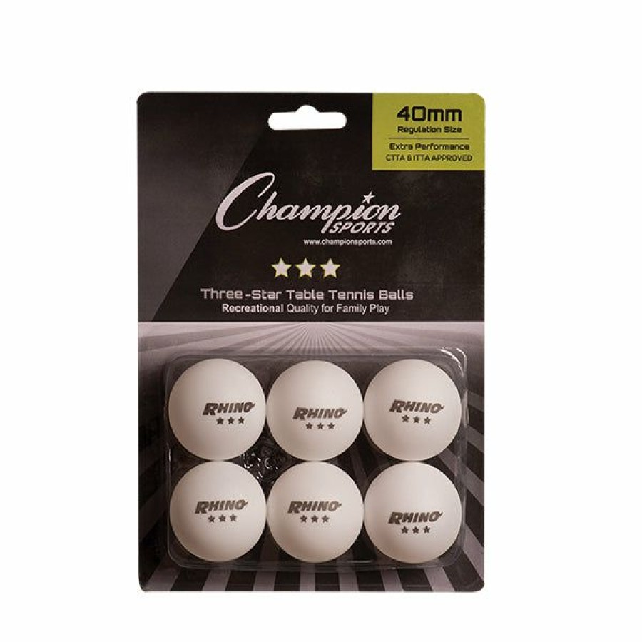 Other * | Champion Ping Pong Ball- Tournament 6 Pack