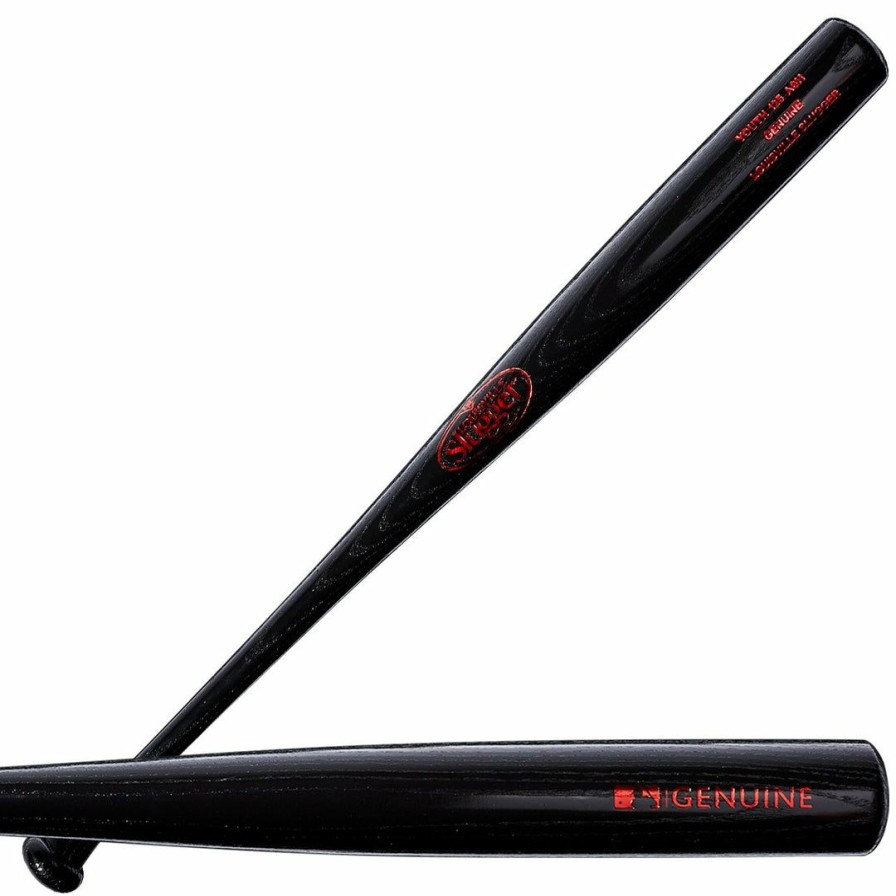 Baseball * | Louisville Slugger Youth Genuine Ash 125 Black Baseball Bat