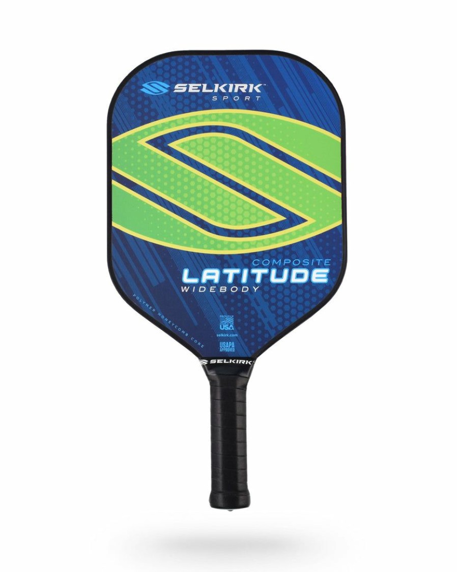 Other * | Selkirk Latitude Wide Body Paddle Lakeside Lime Pickleball