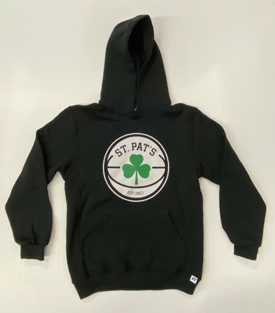 Cyo Uniforms * | T & B Sports Cyo Uniforms St. Patrick'S Cyo Basketball Hoodie