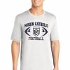 Football * | Sporttek Marin Catholic Football White Workout T-Shirt